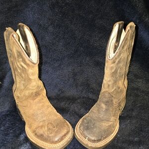 Cody James BBSC1904 Brown Leather Western Cowboy Boots Little Kids Size 9D
